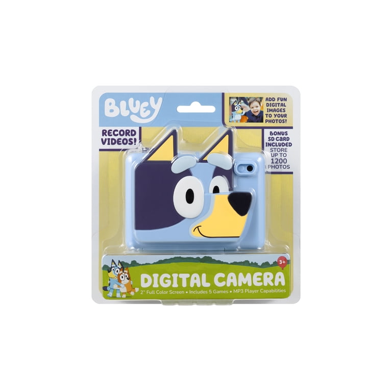Free Shipping! eKids Bluey Digital Camera for Kids with SD Card