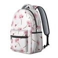 thumbnail image 2 of Pioneer Flower Floral Print Pattern Backpack for School, Cute School Bag with Adjustable Shoulder Straps and Padded Back, 15.3"x11"x7.1", 2 of 5
