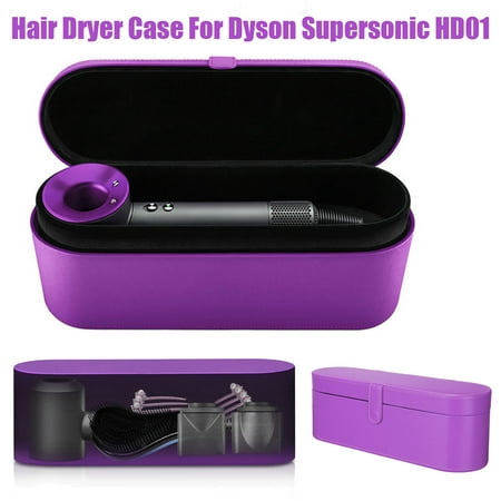 Grtsunsea Leather Hair Dryer Hard Case Storage Organiser Box For Dyson Supersonic