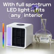Evapolar evaLIGHT Plus Personal Portable Air Cooler, Evaporative Mini Air Cooler, Portable Air Conditioner, Humidifier, USB Connectivity and LED Light, 1000 ml