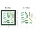 thumbnail image 7 of Wrapables Washi Scrapbooking Stickers Box Set, Green Plants (20 Sheets), 7 of 7