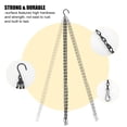 thumbnail image 5 of 6 Pack Hanging Chain, HEAVY DUTY 50cm Hanging Replacement Chain -3 Point Garden Plant Hanger for Outdoor or Indoor, 5 of 8