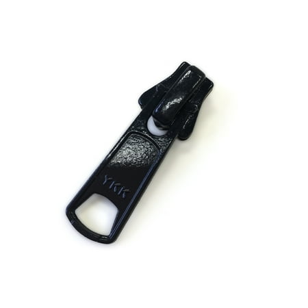 YKK #5 Vislon Long Tab Slider Zipper Pull Black -10