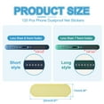 thumbnail image 2 of Uxcell Phone Dustproof Net Sticker, Phone Speaker Anti Dust Protector Cover Speaker Mesh Sticker 0.87"x0.28" Yellow 120Pcs, 2 of 7
