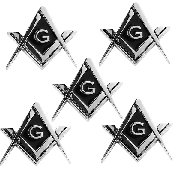 Emblema de coche CREATRILL Masonic Cromado 2.75
