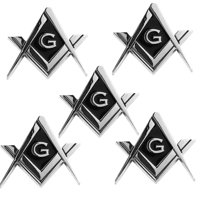 Emblema de coche CREATRILL Masonic Cromado 2.75