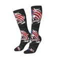 thumbnail image 2 of Easygdp Largemouth Bass Fish In Usa Fashionable Adult Sockings&Sports Sockings&Breathable Sockings, Non-Pilling,Contrasting Color Design, 2 of 9