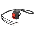 thumbnail image 2 of Interruptor de luz de motocicleta de alta visibilidad Botón intermitente de emergencia impermeable para Conexión de 3 cables, 2 of 9