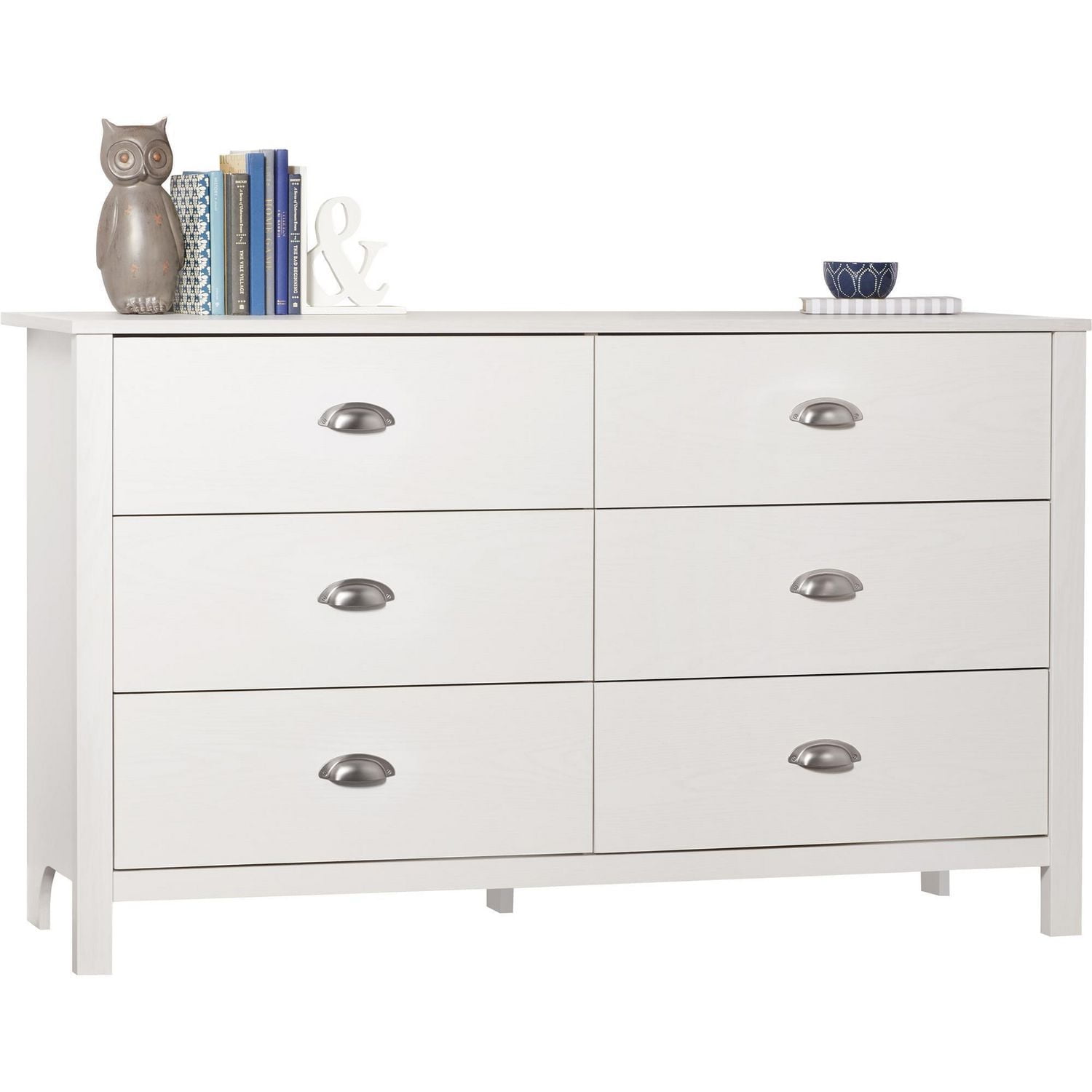 Kayla 6 tiroirs Commode, blanc