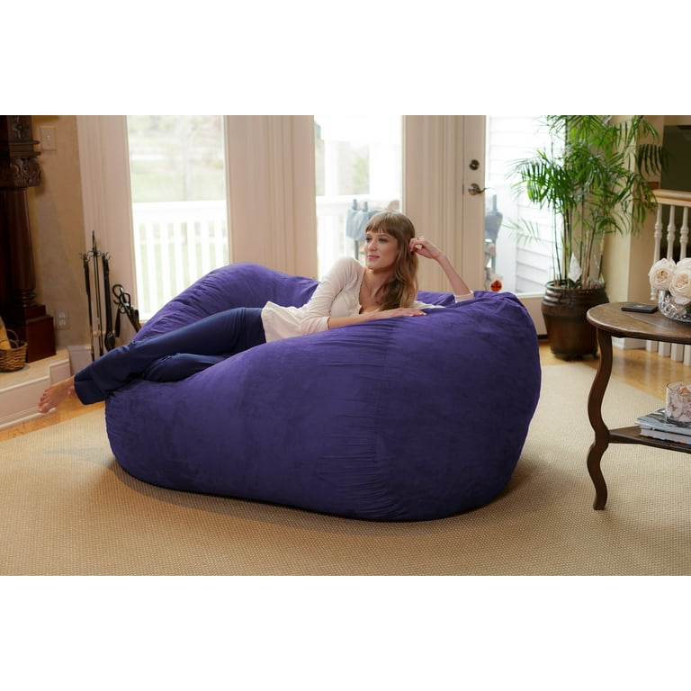 Chill Sack Bean Bag Chair, Memory Foam Lounger with Microsuede