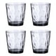thumbnail image 1 of Vasos de acrílico de 10oz Uxcell, 4Pack, vasos reutilizables de plástico para el hogar y al aire libre, Gris, 1 of 7