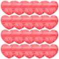 thumbnail image 1 of WORGEOUS 50 pcs bolsas de regalo de día de San Valentín bolsas de plástico con forma de corazón bolsas de golosinas de dulces, 1 of 8