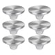 thumbnail image 1 of WORGEOUS 6 PCS PLATOS POTAS POTAS PATOS Cubierta de bote Pandillas de cubierta de acero inoxidable Manitas, 1 of 6