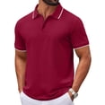 thumbnail image 3 of COOFANDY Mens Polo Shirts Short Sleeve Lightweight Classic T Shirt Casual Golf Shirts, 3 of 6