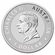 2026 1 oz Australian .9999 Fine Silver Kangaroo $1 Coin BU