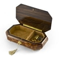 thumbnail image 2 of Handcrafted 18 Note Classic Style Cut Corners Music Jewelry Box with Lock and Key - Smoke Gets In Your Eyes, 2 of 2