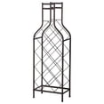 thumbnail image 3 of Pilaster Designs Lawton 12-bottle Transitional Metal Wine Rack in Pewter, 3 of 4