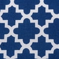 thumbnail image 3 of Contemporary Home Living 104" Navy Blue Cotton Lattice Tablecloth, 3 of 6