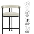 thumbnail image 2 of Modway Turin Counter Stool in Black Pearl, 2 of 9