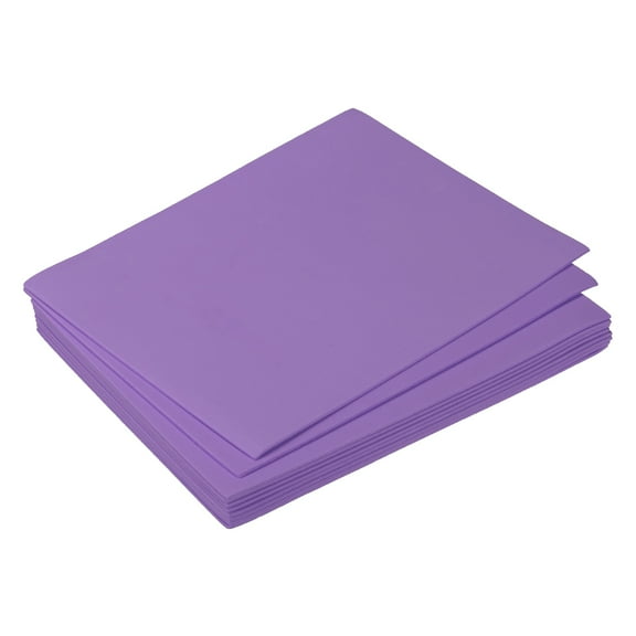 EVA Foam Sheets Purple 7.6 Inch x 5.9 Inch 2mm Thickness for Crafts DIY 10Pcs