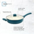 thumbnail image 3 of Mainstays Ceramic Aluminum Nonstick Jumbo Cooker Corsair, 3 of 8