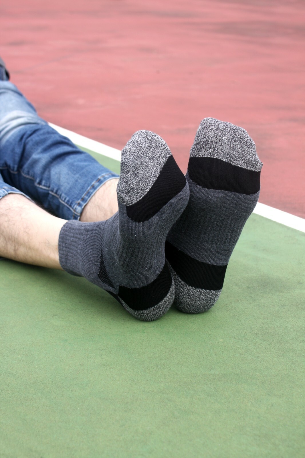 B&Q Lot 3 Pairs Men's Mid Cut Ankle Quarter Athletic Breathable Sport Cotton Socks 6
