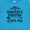 thumbnail image 4 of Inktastic Mawmaw and Pawpaw Love Me Girls Baby T-Shirt, 4 of 5