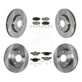 thumbnail image 1 of CMX Front Rear Disc Brake Rotors and Ceramic Pads Kit for Car Mazda 3 Sport FWD K8C-103121, 1 of 11