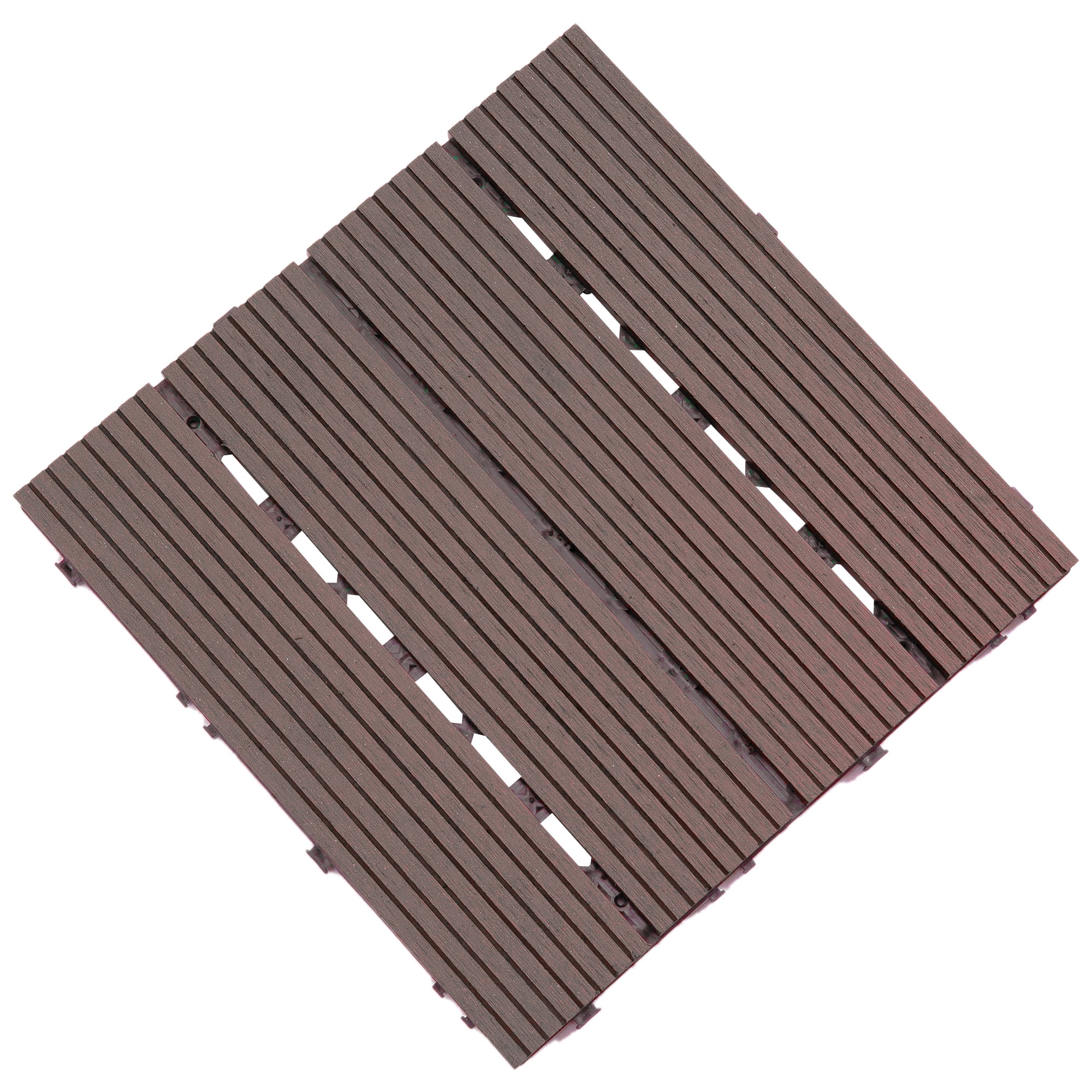 Deck Tiles Interlocking WoodPlastic Composites Patio Pavers