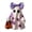 A_xnz, variant on ZIZOCWA Retro Patchwork Ghost Figurines with Bow Halloween Decorationns Desktop Display Ornaments Party Favors Gifts