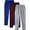Blue, variant on CaiJunJia Clearance No Boundaries 3 Pack Womens Drawstring Sweatpants 2024 Baggy Wide Cotton Stretch Straight Leg Pants with Pockets