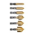 thumbnail image 3 of Juego de avellanador de 90 ° de 6 piezas, kit de avellanador hexagonal, cortador de chaflán que contiene escariador de orificios, avellanador para brocas de carpintería de 6 mm a 19 mm, 3 of 7