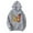 Grey, variant on Fiaer Women's Hoodies Floral Printed Oversized Hooded Sweatshirts Long Sleeve Drawstring Drop Shoulder Baggy Tops with Pcoket Yellow XL
