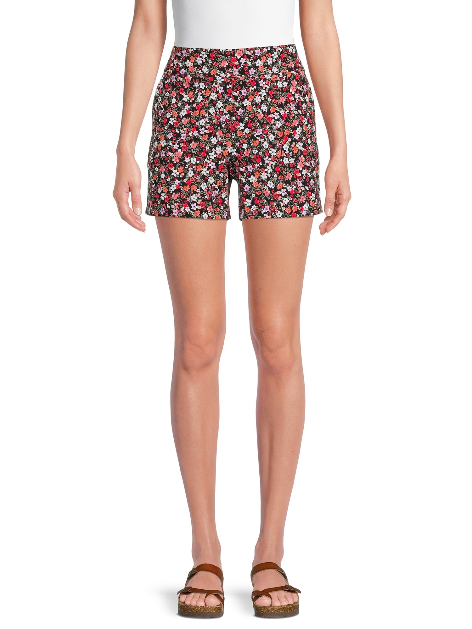 Time and Tru Women's Pull On Millennium Shorts - Walmart.com