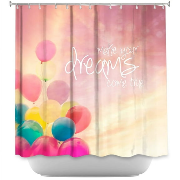 DiaNoche Designs Unique Bathroom Shower Curtains by Sylvia Cook - Make Your Dreams Come True