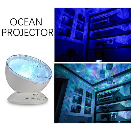 

Gifts Cntydi Projection lamp Remote Control Star Projector Light Colorful Ocean Hypnosis Wave Up To People