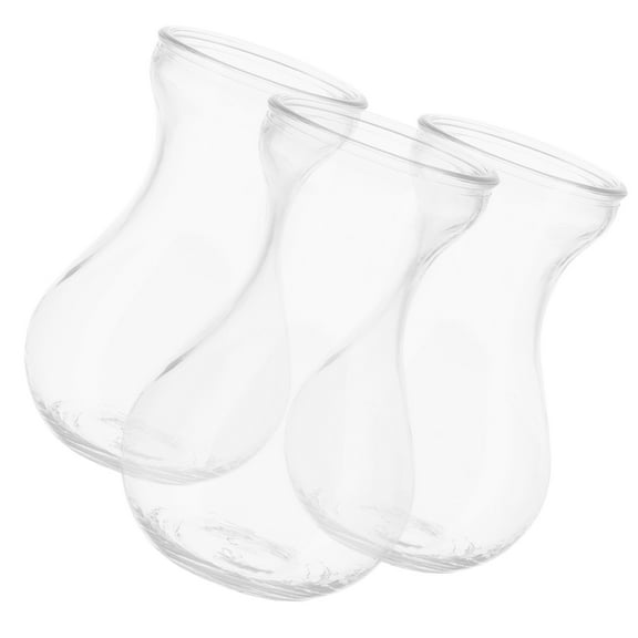 Masteelf 3 Pcs Vases Glass Vase 14.00X8.00X8.00CM Transparent