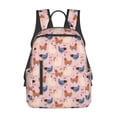 thumbnail image 1 of Disketp Funny Chicken Mochila Ligera e Impermeable, Mochila de Día Resistente para Viajes, Senderismo y Uso Diario para Hombre y Mujer, 1 of 7