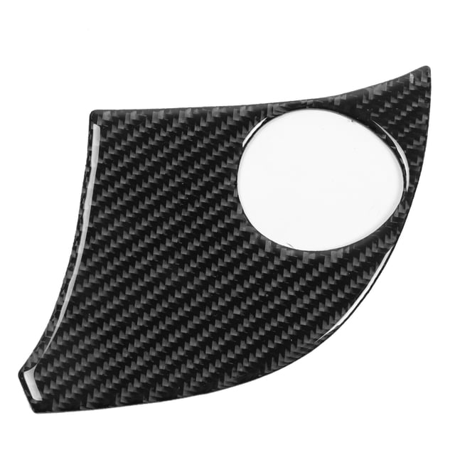 Cubierta del panel del botón de arranque del motor, pegatina embellecedora de fibra de carbono apta para Prius 2012-2015 RHD