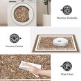 thumbnail image 4 of TECHVIDA Bathroom Rugs,Non-Slip Ultra Soft Bath Mat,Soft Absorbent Bathroom Rug,Machine Washable,(18"x26",Dark Brown), 4 of 9