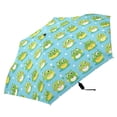 thumbnail image 4 of Cute Frogs with Big Eye Compact Sun Umbrella Windproof Travel Umbrellas for Rain Strong Portable UV Protection, 4 of 8