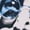 NAVY, variant on John Lennon - JL Close Up - Men's Long Sleeve Graphic T-Shirt