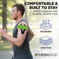 thumbnail image 6 of THERABAND Kinesiology Tape, Green/Yellow, 1 Roll, with XactStretch Indicators, Long-Lasting Athletic Tape for Shoulder, Back & Knee, Latex-Free & Water Resistant for Men and Women, Pre-Cut, 6 of 10