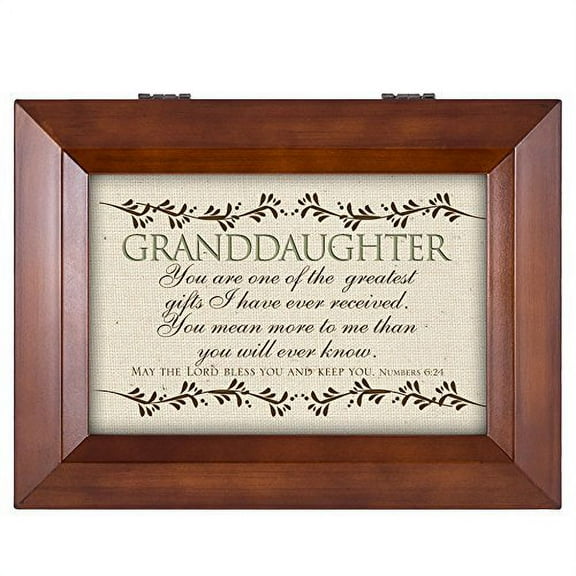 Granddaughter You are the Greatest Wood Finish Music Boxâ??You Are My Sunshine