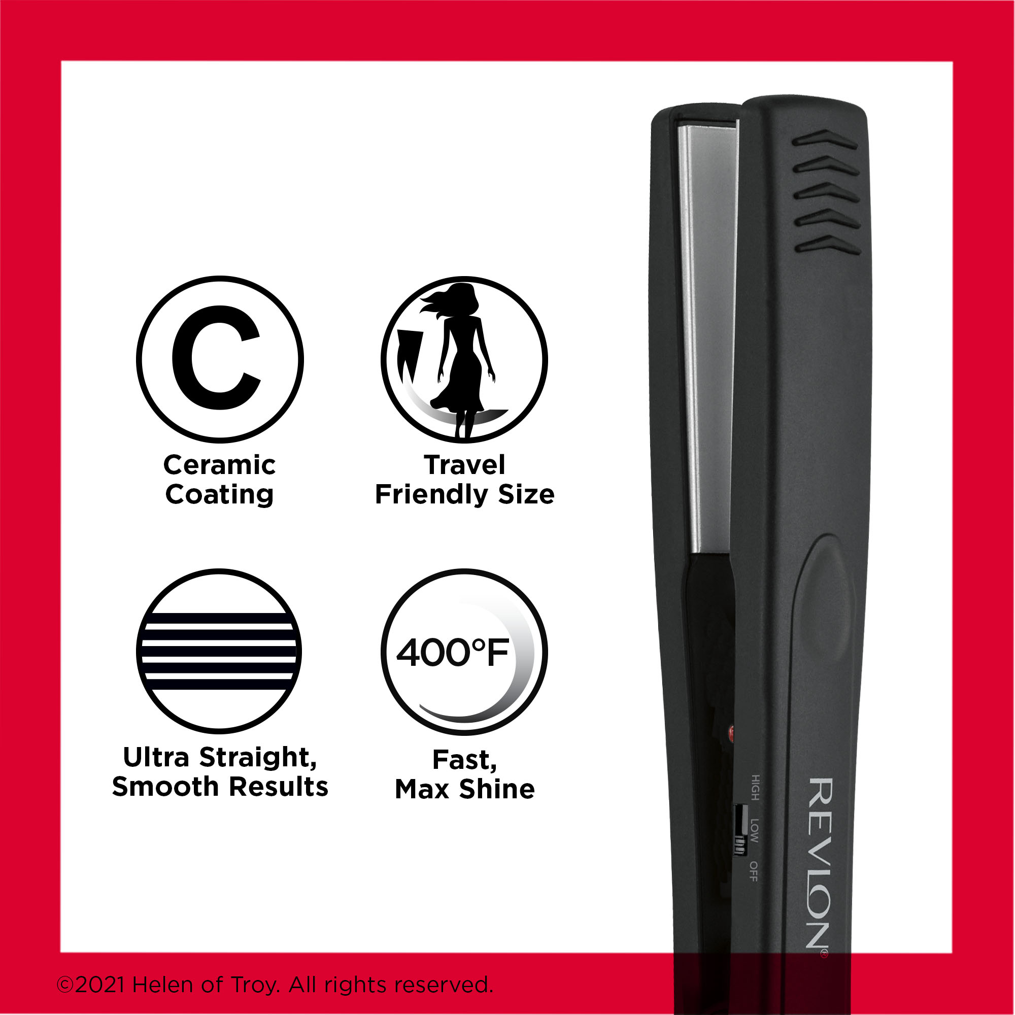 Revlon Essentials Ceramic 1" Flat Iron photo 5