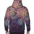thumbnail image 7 of Sikiie Fireworks2 Men's Hoodie, Essentials Hoodie, Sweatshirt, Pullover Hooded Sweatshirt for Men-Medium, 7 of 7