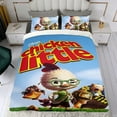 thumbnail image 4 of Pollito Pequeño Conjunto de sábanas temático, trío de piezas, cómodo y amigable con la piel, diseño único, regalo de decoración para el hogar para familiares, amigos y fans,135cm *200cm, 4 of 6