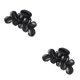 thumbnail image 4 of Minnieouse Pasadores para el cabello, accesorios de peinado para mujeres, tocados para niñas, abrazadera para cola de caballo Negro 2piezas, 4 of 6