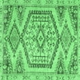 thumbnail image 1 of Ahgly Company Indoor Square Persian Emerald Green Traditional Area Rugs, 8' Square, 1 of 4