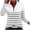Gray-dressy blouses for women, variant on AnuYalue Quarter Zip Striped Sweatshirt Womens Fashion Collar Half Zip Shirt Oversized Pullover Casual Long Sleeve Tops